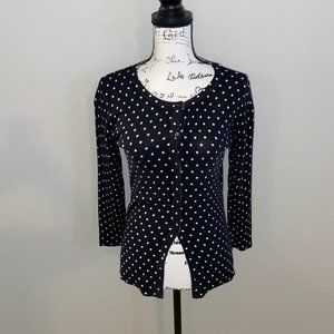 Merona pokadot Cardigan button up